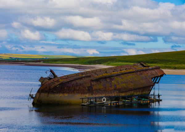 wreck diving in Europe