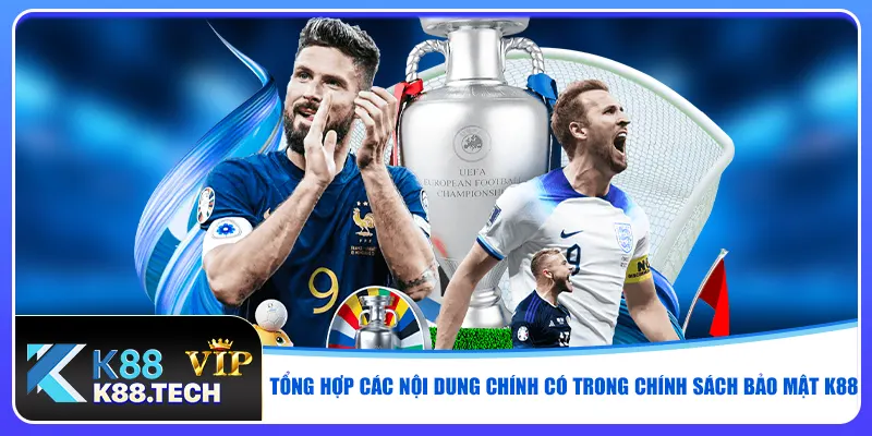 Tổng hợp các nội dung chính có trong chính sách bảo mật K88